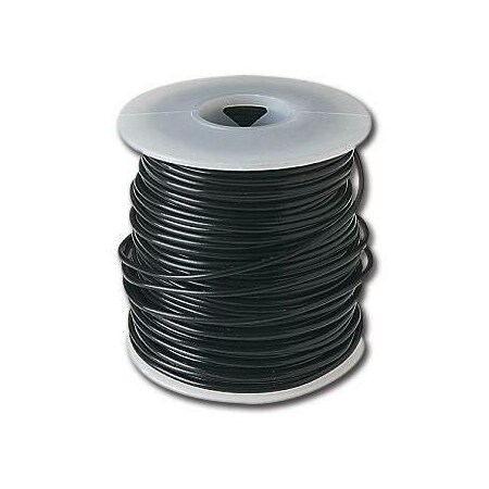 Frey Scientific PVC Coated Hookup Wire, 20 Gauge, Solid Conductor, Black T20-0